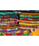 Wholesale lot of Bedding Bed cover indian kantha quilt hand stitch boho ... - £24.84 GBP