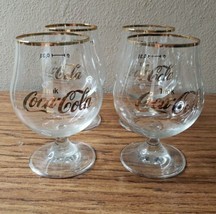 2 Vintage German Trink Coca-Cola Koffeinhaltige Limonade Glass Gold Trim, 0.31 - £24.08 GBP