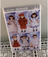 Butterick Pattern B5589 New Uncut Wardrobe 18 Inch Dolls Six Outfits Bra... - £8.69 GBP