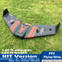 RC Airplane KIT FPV Flying Wing Racing Delta Wing 2.69ft Wingspan DIY Ai... - $119.99 CAD