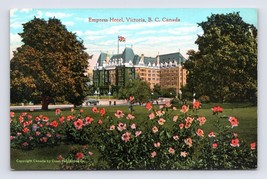 Empress Hotel and Gardens Victoria BC Canada UNP DB Postcard L14 - £3.12 GBP