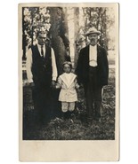 1904 era RPPC Photo Postcard of Father, Son and Grandad Good Condition -... - £7.41 GBP