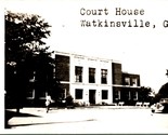 RPPC Watkinsville Georgia GA Oconee County Court House Car UNP Postcard S21 - £9.28 GBP