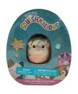 Squishmallows Micro Plush Rosie Pig Collector&#39;s Tin Pin Trading Cards - $622.02 MXN