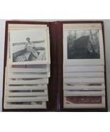 1950&#39;s Photograph book Sailboat  Building Interior B&amp;W Color Square Photos - £7.44 GBP