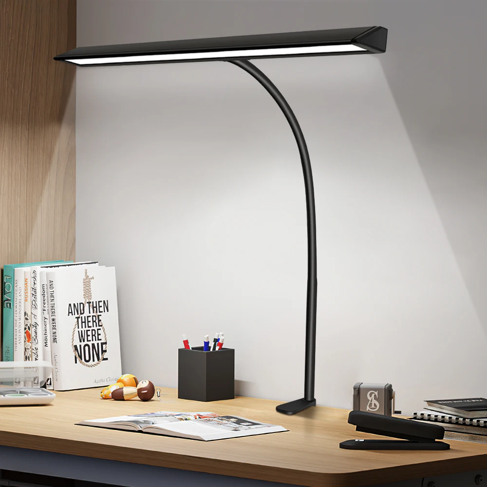  clip desk lamp eye protect table lamp for home office study lighting 3 colors dimmable thumb200