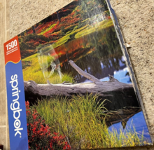 Springbok Nature Paisible 1500 Piece Jigsaw Puzzle Open Box Landscape Fo... - $20.03