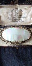 Antique Vintage Victorian Large Mother of Pearl Brooch - Very Rare and Beautiful - £133.74 GBP