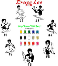 Bruce Lee Vinyl Decal Sticker Car Window Wall Martial Art Kung Fu Sport Legend - £5.68 GBP