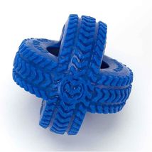 MPP Double Tire Heavy Duty Durable Rubber Tough Chewer Dog Dental Health Toy 4 I - £11.40 GBP+