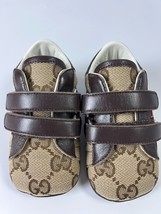 Gucci Baby Ace Sneaker baby Shoes Brown GG Canvas Infant - $140.24