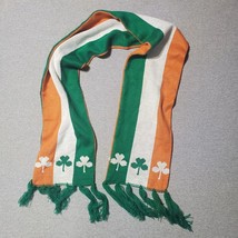 St. Patrick’s Irish Flag Scarf Green White Orange Ships Fast! - £11.86 GBP