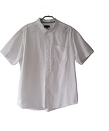 LINCOLN  Mens Short Sleeve Button Down Shirt &amp; Logo Size XL- 100% Cotton... - £15.96 GBP