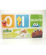 Sesame Street Age Blocks NEW Milestone Baby Infant Growth Play Toy Cute - $13.07