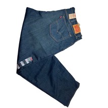 Levi 541 Athletic Fit Taper Jeans Medium Wash Blue Denim Stretch 42 X 32 New NWT - £27.69 GBP