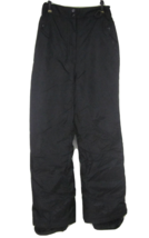 SPORT ESSENTIALS Womens BLACK NYLON INSULATED SKI SNOW BOARD PANTS SMALL... - £21.79 GBP