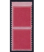 TD97 Var. Scarce Carmine Test / Dummy Error Imperf Horiz. Pair W/Cert. M... - $437.65 CAD