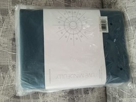 Anthropologie Live Mindfully Travel Yoga Mat Blue Purple Exercise Health... - $19.79