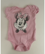 Disney Baby Minnie Mouse One Piece Bodysuit Size 3-6 Month - $73.69 MXN