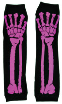 Glove Long Pink Bone Print - £64.74 GBP