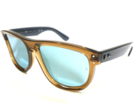 Ray-Ban Sunglasses RBR0501S BOYFRIEND REVERSE 6711/GA Blue Brown Teal Le... - $148.49