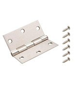 EVERBILT 3-1/2 in. Square Radius Satin Nickel Squeak-Free Door Hinges (1... - £52.71 GBP