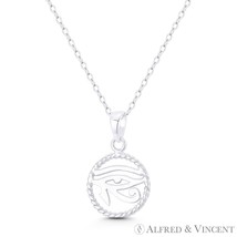 Eye of Ra Horus Udjat Wedjat Egyptian Lucky Charm Pendant in 925 Sterlin... - €10,73 EUR+