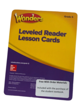 McGraw Wonders Leveled Reader Lesson Cards Grade 5 2020 Homeschool Readi... - £29.71 GBP