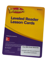 McGraw Wonders Leveled Reader Lesson Cards Grade 5 2020 Homeschool Readi... - £28.18 GBP