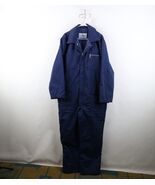 Vintage 70s Streetwear Mens 46 Distressed Quilted Insulated Coveralls Bi... - $110.36 CAD