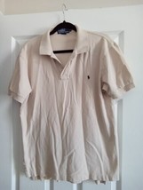 Polo Ralph Lauren Men’s Polo Shirt Size Medium Color Tan BOX-B AMc - $22.99