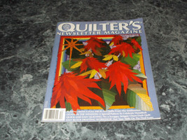 Quilter&#39;s Newsletter Magazine December 1995 No 278 Pine Meadow Part 5 - $2.99