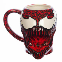 Marvel Carnage Head 16 oz Sculpted Ceramic Figural Mug NEW UNUSED Spider-Man - £15.45 GBP