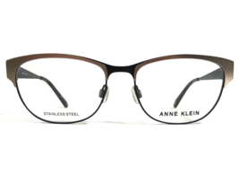 Anne Klein Brille Rahmen AK5071 001 Schwarz Gold Rund Voll Felge 51-16-135 - £36.22 GBP