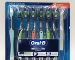 7-pack Oral-B CrossAction Advanced Regular Toothbrush Max Clean Soft Bri... - £11.62 GBP