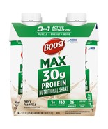 12 Bottles Boost Max Protein Nutritional Drink*08/2025*Very Vanilla, 11 ... - $39.73 CAD