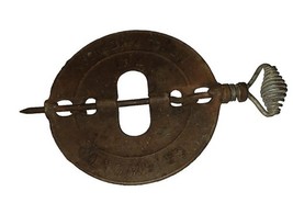 Antique Cast Iron 7-Inch Griswold New American Steel Spindle - $223.67 MXN