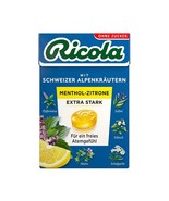 Ricola MENTOL-LEMON lozenges SUGAR FREE 50g -Made in Germany FREE SHIPPING - $6.92