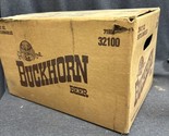 Vintage Buckhorn BEER Bottle Waxed Cardboard Box Holds 24 Bottles 16.5x9... - $24.75