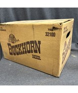 Vintage Buckhorn BEER Bottle Waxed Cardboard Box Holds 24 Bottles 16.5x9,5x10.5 - $24.75