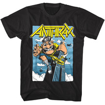 Anthrax Not Man as King Kong Men&#39;s T Shirt Thrash Metal Band Mascot Concert - £20.79 GBP+