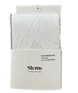 Stems Luxury Floral Patterned Mesh Tights White ( One Size ) - £29.68 GBP