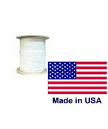 PLENUM Siamese RG59 With 18/2 Bare Copper Coaxial Cable CCTV - 500FT White - $346.85 CAD