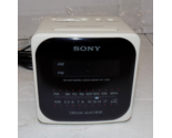 Vintage Sony Dream Machine ICF-C120 Digital Alarm Clock Radio White Cube - $24.48