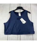 Core I Reebok 3X AM Shinny Hole Athletic Tops Blue Women New - $27.90 CAD