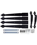 National Hardware N109-017 V8413 Spear Gate Kit With Pull in Black - €38,94 EUR