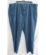 HAGGAR CLOTHING DENIM BLUE JEANS SIZE 42/29 100% COTTON #8590 - £16.25 GBP