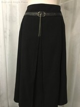 Forwear New York Women&#39;s Skirt Black Pleated Fully Lined Skirt size 14 - £76.75 GBP