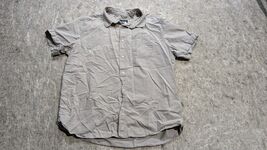 The North Face Brown Short Sleeve Cotton Button Front Mens Shirt XL - $14.99
