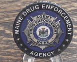 MDEA Maine DEA Drug Enforcement Agency Ceramic Challenge Coin #145W - $18.80